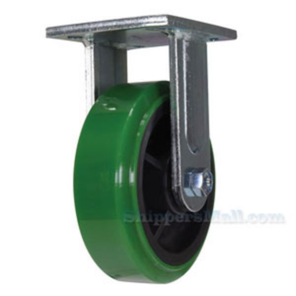 Industrial Caster, 6 x 2 duratough ptu, rigid, Model; CST-FC47-6X2DT-R