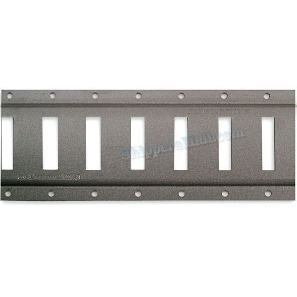 FE702-01-060 - Series A Heavy Duty Track, Horizontal, Steel, Powder Coated, 5'