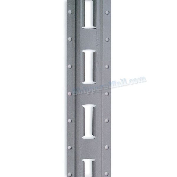 2019-060 - Series E Vertical Track, Steel Gray Powder Coated, 60" P/N: 2019-060