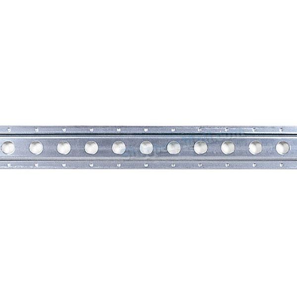 1805 - Series F 1" Hole Track, Steel, Galvanized 10'