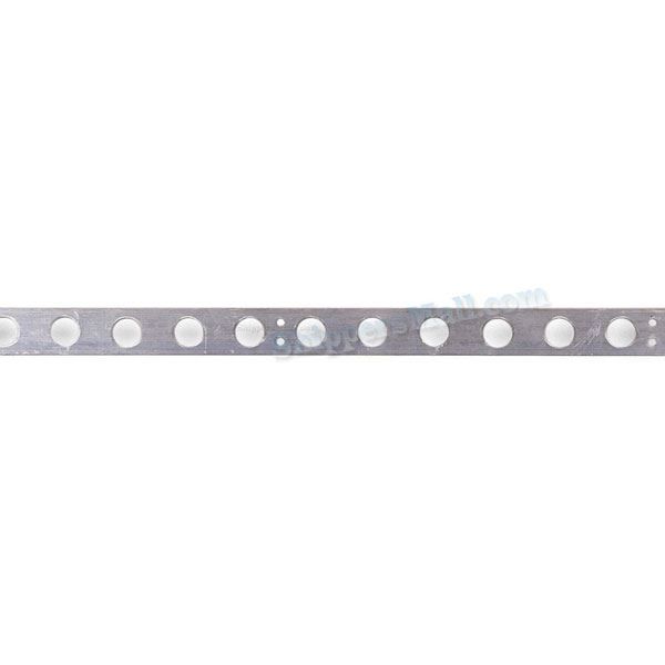 2005A - Series F, 3/4" Hole Track, Aluminum, Natural Finish, Flush Mounting, 7.5'