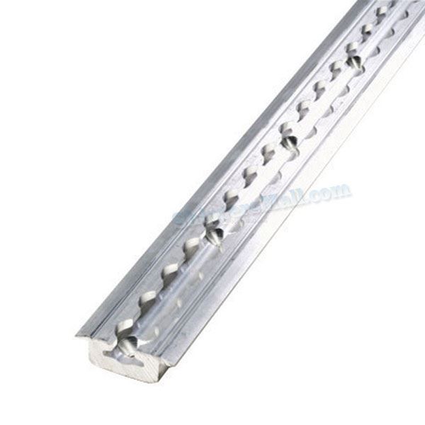 FE751-01-PD4 - Series L Medium Duty Track w Flanges & Mount. Holes, Alum, Natural, 100"