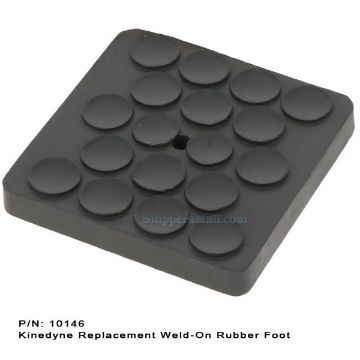 Kinedyne Part Number: 10146, Weld-on Foot Pad Kinedyne replacement foot for jack bars, weld on type. P/N: 10146