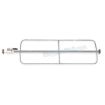JB109 - Square One-Piece Jack Bar, Std Rack, Galv, Welded Hoop Set, Adj: 86.0" to 104.0"