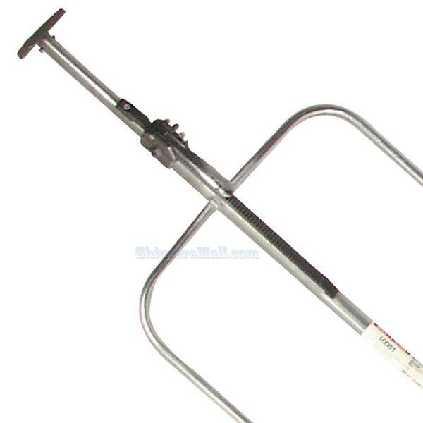 JB109XL - Square One-Piece Jack Bar, Xtra Long Rack, Galv, Welded Hoop Set, Adj: 86.0" to 114"