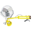 Loading dock light LL-40 with Optional fan attached