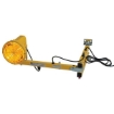 High Pressure Sodim Dock Lights for use in wet locations. Features a 60" adjustable arms Front