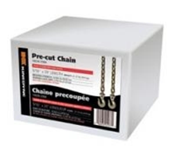 10034-20BX - 5/16" x 20' Grade 70 Chain Assembly With Grab Hooks, 2/BX