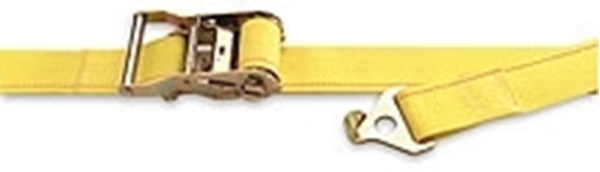 641235 - 2" X 12' Logistic Ratchet Strap With Plate Trailer Hook