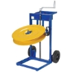 Vertical and Horizontal Strapping Cart for use with steel or polypropylene strapping.