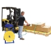 Vertical and Horizontal Strapping Cart for use with steel or polypropylene strapping. 4