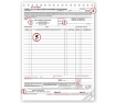 Bill of Lading -  8 1/2 x 11 3/4", 3 Part - Large Format Carbonless - DFR8600-3