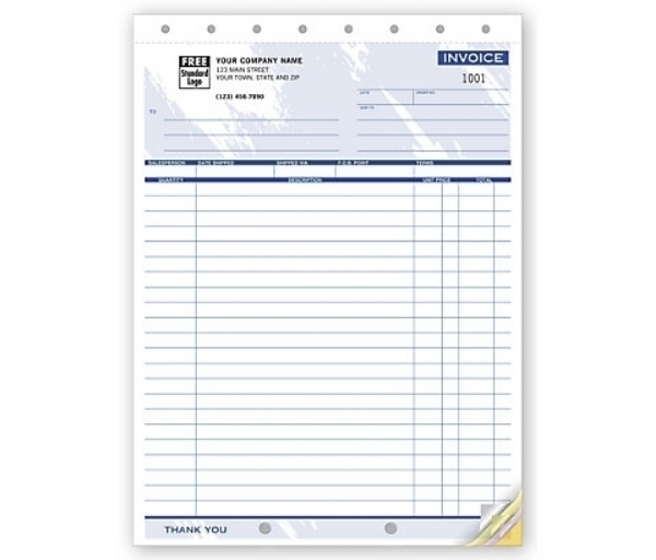 Shipping Invoices - Large - 3 Parts/Triplicate