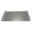 Aluminum Dockplate with welded curbs 5000 lb Capacity BTA-050084-GRP