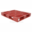 Plastic Pallet / Skid Color Coded, 40" X 48" stackable, washable Red 1 Part: PLP2-4840