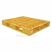 Plastic Pallet / Skid Color Coded, 40" X 48" stackable, washable Yellow 1 Part: PLP2-4840