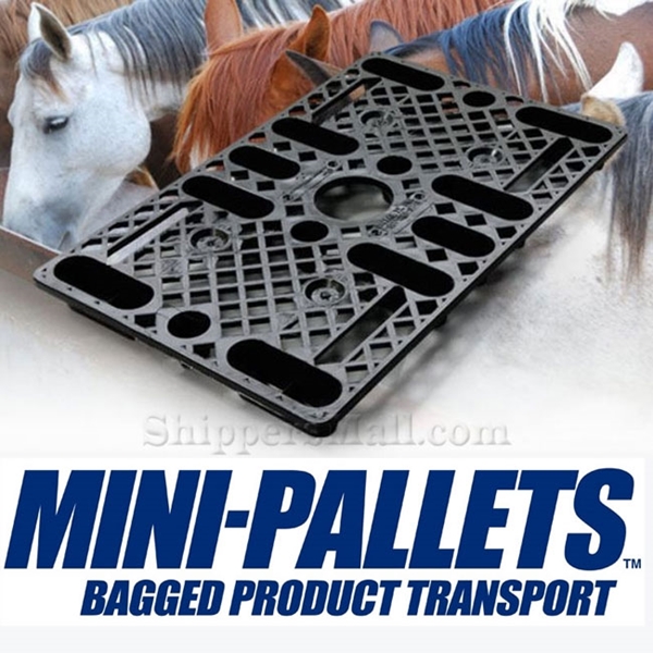 Mini Pallets for bag feed or bag products transport Size: 15"X24"