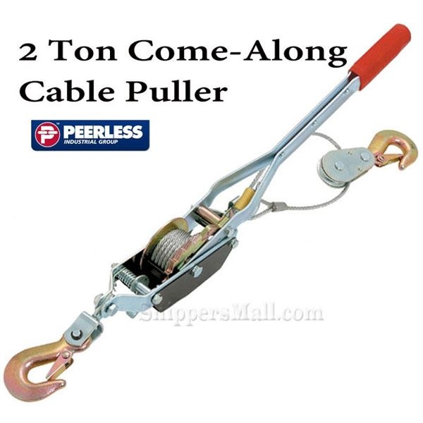 Come-Along - 2 Ton Cable Power Puller. 