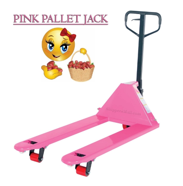 Pink Pallet Jack 27x48