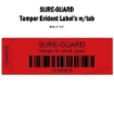 Tamper Evident Labels 1x3"