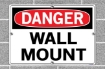  Wall Mounted Danger Keep Out sign