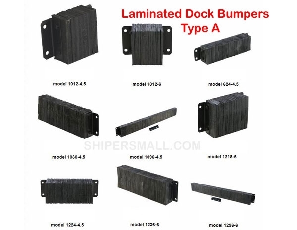 LOADING DOCK BUMPERS 1-pair 6" Long Rubber Truck Trailer Body Wall Warehouse 