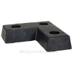 Molded rubber bumpers for machinery  L-1818-4 side