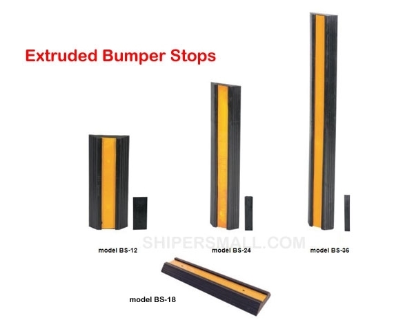 Bumper stops extruded rubber