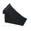 Rubber wheel chocks with molded rubber handle for semi truck trailers OSHA approved SKU RWC-11
