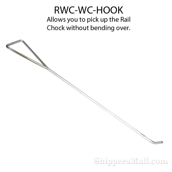Hook for the Magnetic Rail Car wheel chock RC-WC-HOOK