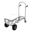 Aluminum Convertable dolly from 2 wheel into 4 wheel dolly.