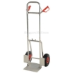 Folding dolly with Pneumatic wheels. Nose plate folds up to save space. #: DHHT-250A-FD-PNF