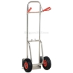 Foldup dolly with Pneumatic wheels. Nose plate folds up to save space. DHHT-250A-FD-PNF
