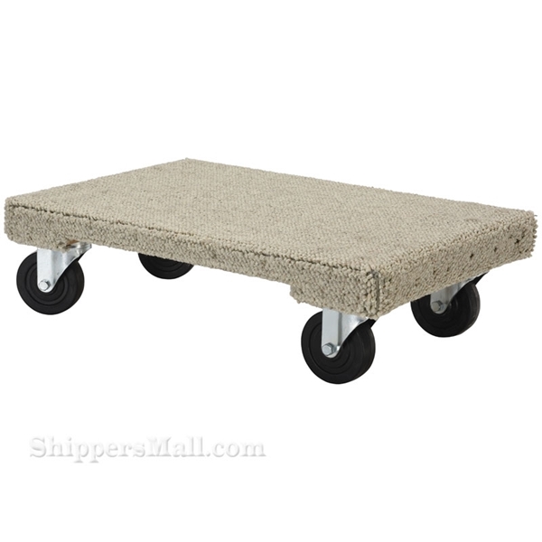 Dolly with carpet on top for a soft surface. 1200 lb. Vestil Part #: HDOSC-2436-12