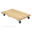 Solid wooden top dolly Weight capacity: 1200 lb. Vestil Part #: HDOS-1624-12