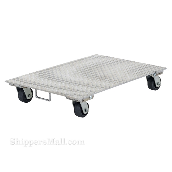 Aluminum Plate Dolly with Rubber Wheels/Handle 16x27"