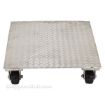 Aluminum Plate Dolly 1200 capacity 24x30 Swivel #: VPLDO/A-2430-AS