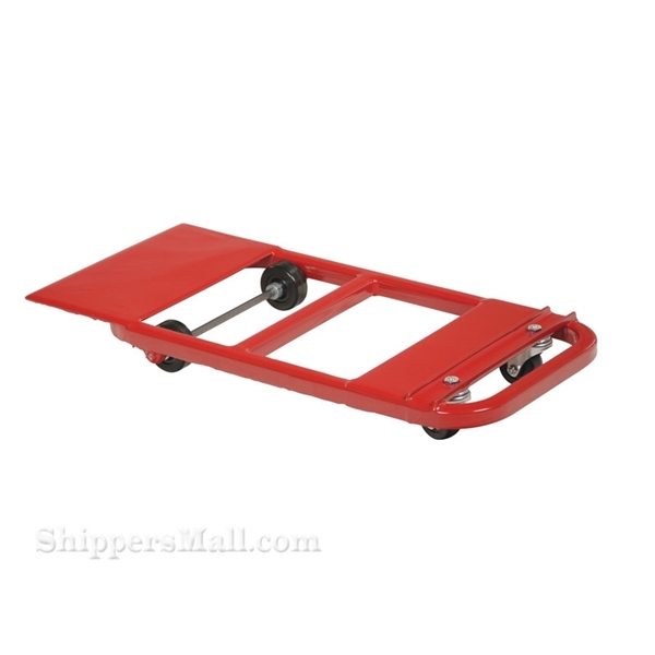 Nose plate dolly for easily off-loading file cabinets, appliances, drums, etc. Heavy duty, Part #NPL-21