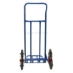 Stair dolly climbs staiirs with 3 wheels on each side. Easily rolls up and down stairs, ST-TRUCK-300