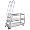 Stock picker carts for industrial use Heavy duty 500 lb capacity. Vestil Part SPA-HD-2252