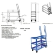 Stockpicker carts for pulling stock from shelves. Part# SPS-HD-2852 Specs
