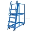 Stockpicker carts for industrial use High duty 500 lb capacity. Vestil Part SPS-HF-2252 front