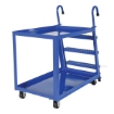 Stock Picker cart with 2 shelves, size 28 X 48 with molded rubber casters. , #: SPS2-2848 