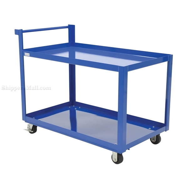 Steel Service Cart with two or three shelves for industrial use or factories great for food industry.