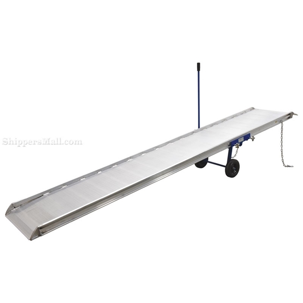 Walk Ramps With Snow/Ice Grip & Wheels - 28" Wide Model #: AWR-G-28-WH-GRP
