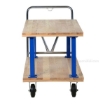 Double Deck Hardwood Platform Cart with a 1600 lb. capacity. Deck size; 27X54 Part #: VHPT/D-2754 front