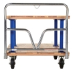 Double Deck Hardwood Platform Cart with a 1600 lb. capacity. Deck size; 36X72Part #: VHPT/D-3672 Rear