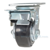 Mold On Rubber (On Aluminum) Casters Model: CST-VE-MRA