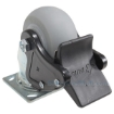 Thermoplatic Rubber (Duratek) Casters with total brake CST-F34-4X2DK-SWTB1 b