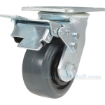 Rubber casters  swivel with total brake CST-KSM-4X2MR-SWTB